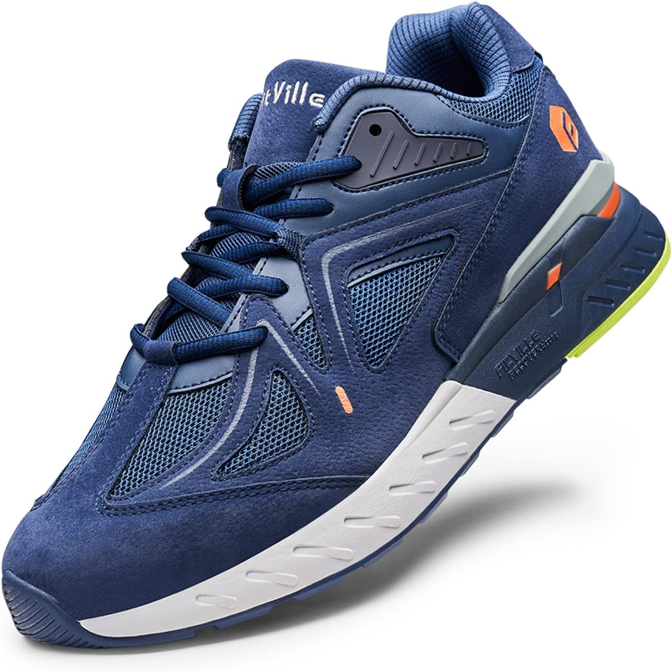 FitVille Extra Wide Walking Shoes for Men - Comfort & Support