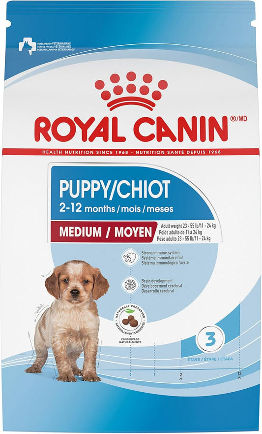 Royal Canin Medium Puppy Dry Dog Food for Healthy Growth