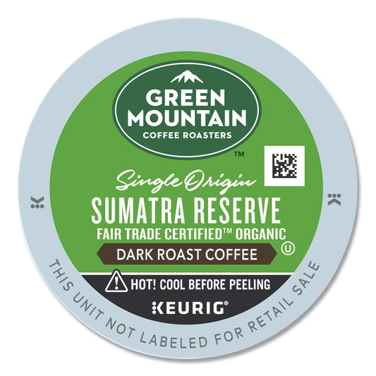 Green Mountain Fair Trade Organic Coffee 96 Ct