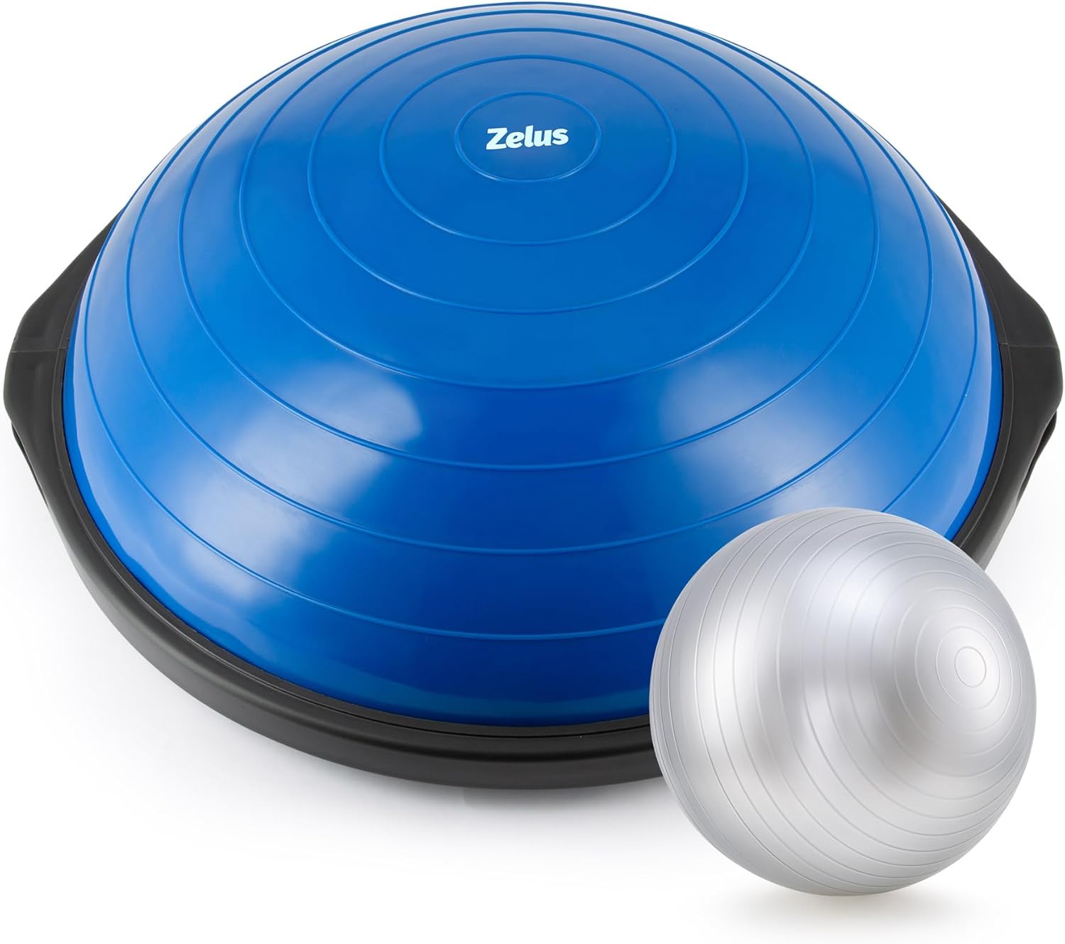 ZELUS 25in. Balance Ball | 660lb Half Exercise Ball - Strengthen & Stabilize