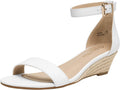 Womens Ingrid Ankle Strap Low Wedge Sandal - Everyday Lift