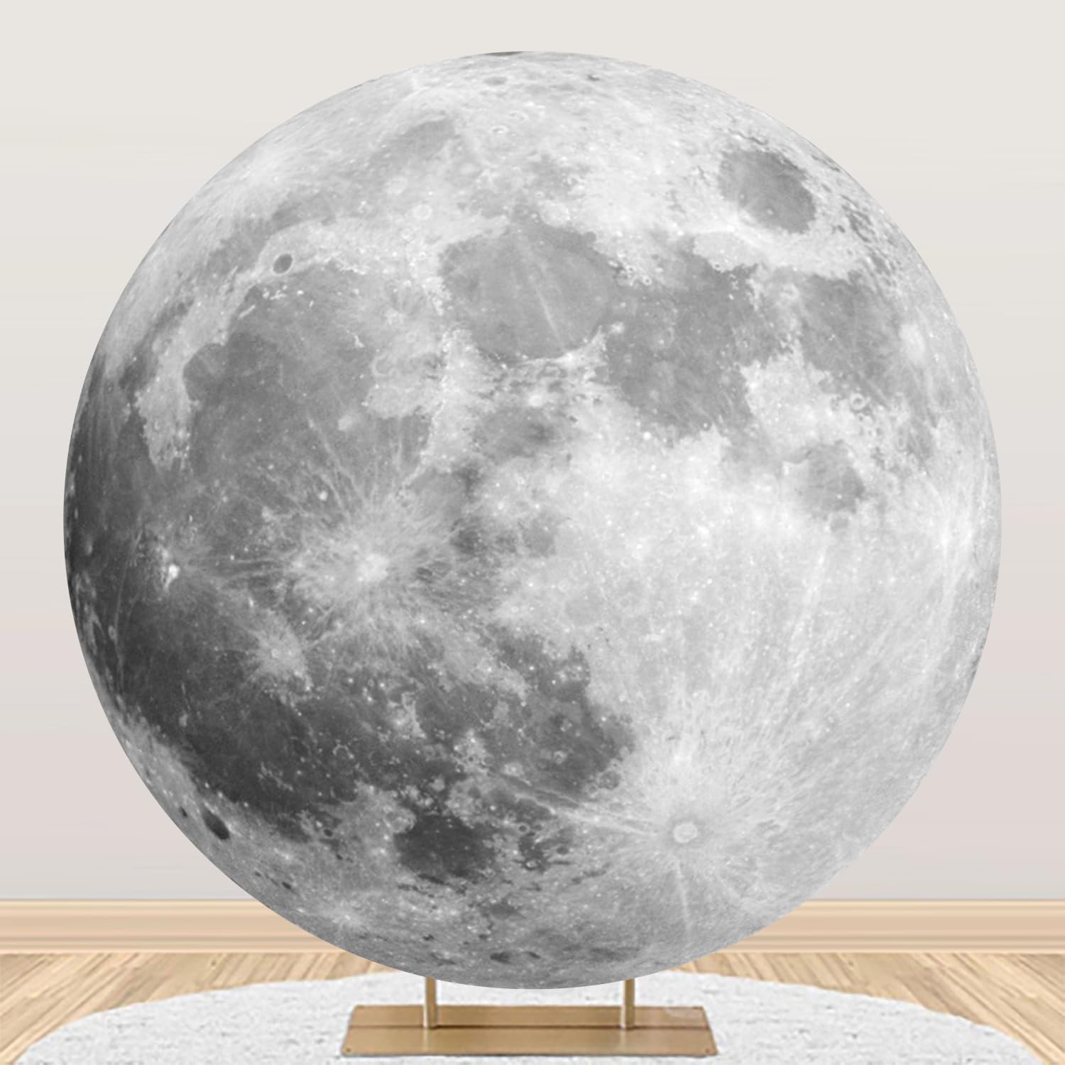 Outer Space Round Backdrop Cover for Cosmic Photography Fun