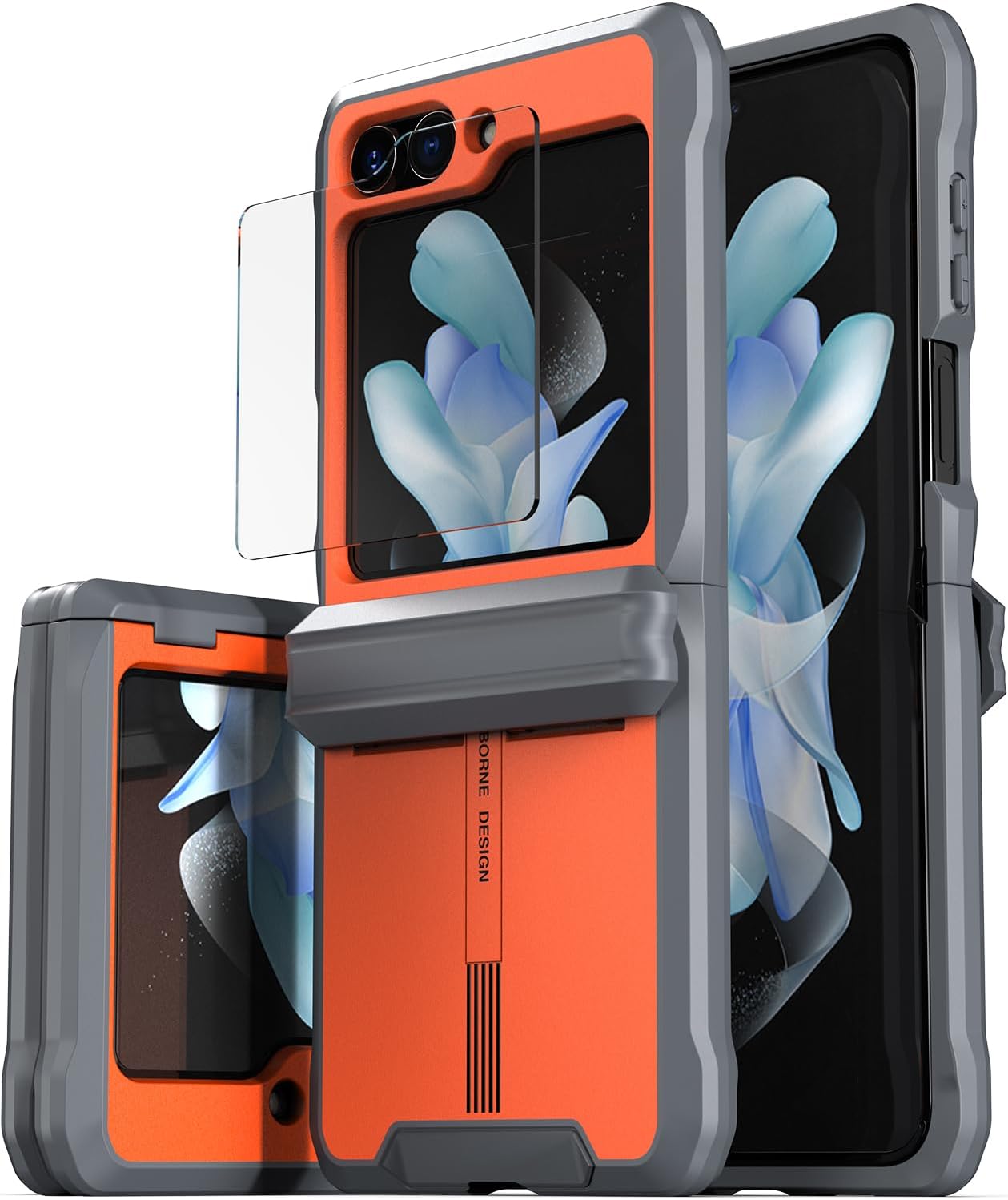 Rugged Protective Case for Samsung Galaxy Z Flip 5 by CaseBorne