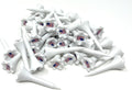 High Visibility Short Plastic Golf Tees - Pack of 50/100