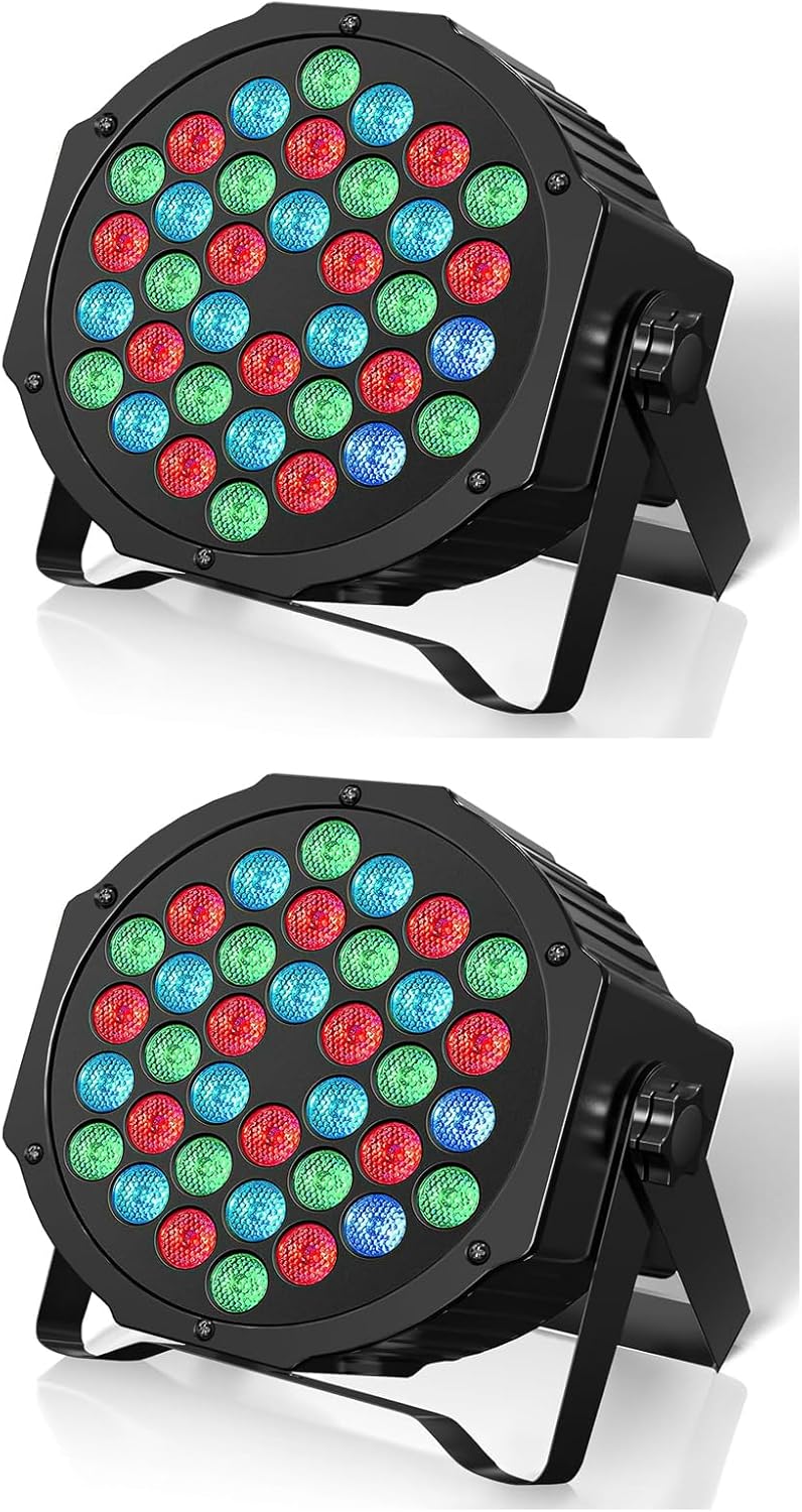 HOLDLAMP Rechargeable Par Lights 36W RGB for Events and Parties