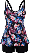 Arolina Tankini Swimsuit Two Piece - Flowy Tummy Control Set