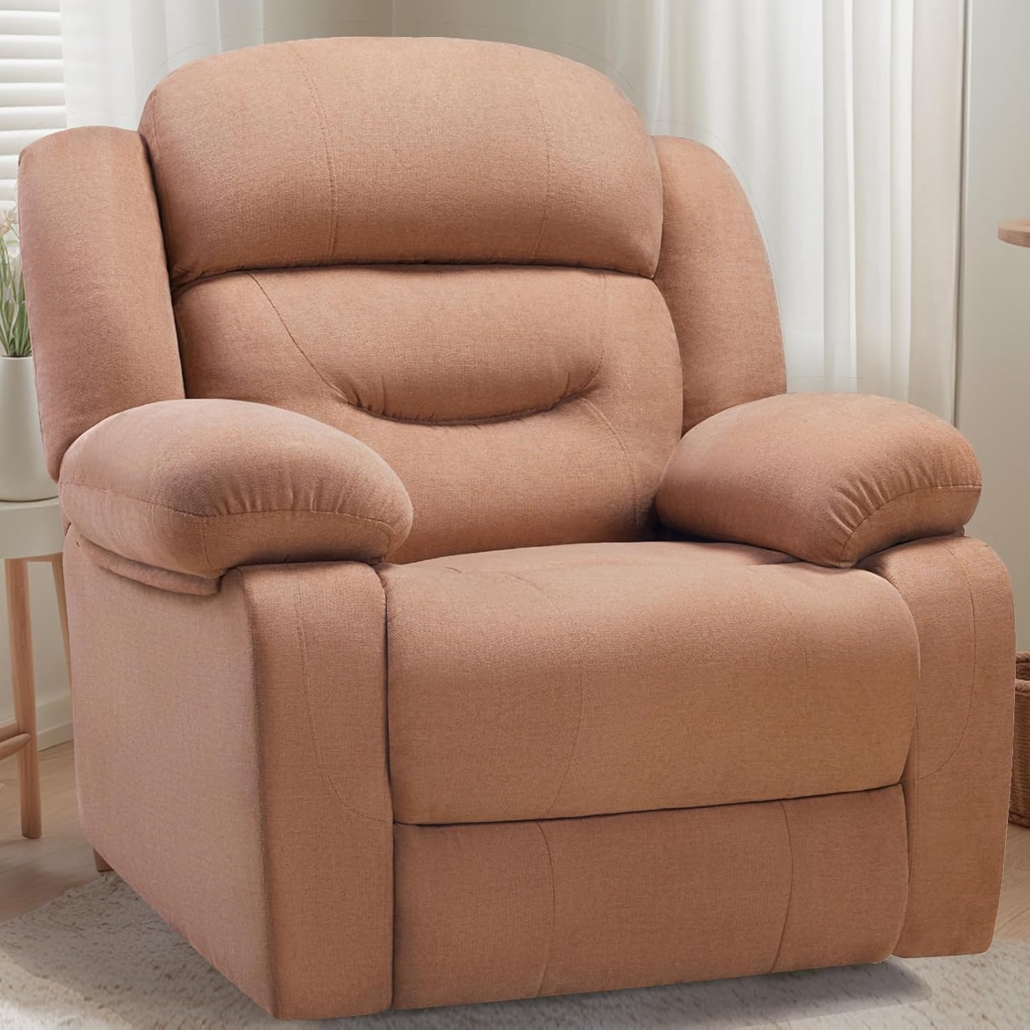 Jocisland Fabric Recliner Chair - Wide Comfort & Style!