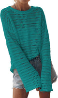 Sidefeel Womens Fall Sweaters Lightweight Crochet Pullover Women's