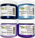 Stencil Butter Medium Coastal 4-Pack - Easy-to-Spread Shimmer