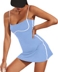 Stylish Women's Tennis Dress with Built-in Bra for Workout Ease