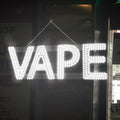 LED VAPE Sign for Business 32x10 in - Bright Window Vape Smoke Sign