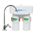 Under sink water filtration system by Aquasana for clean hydration