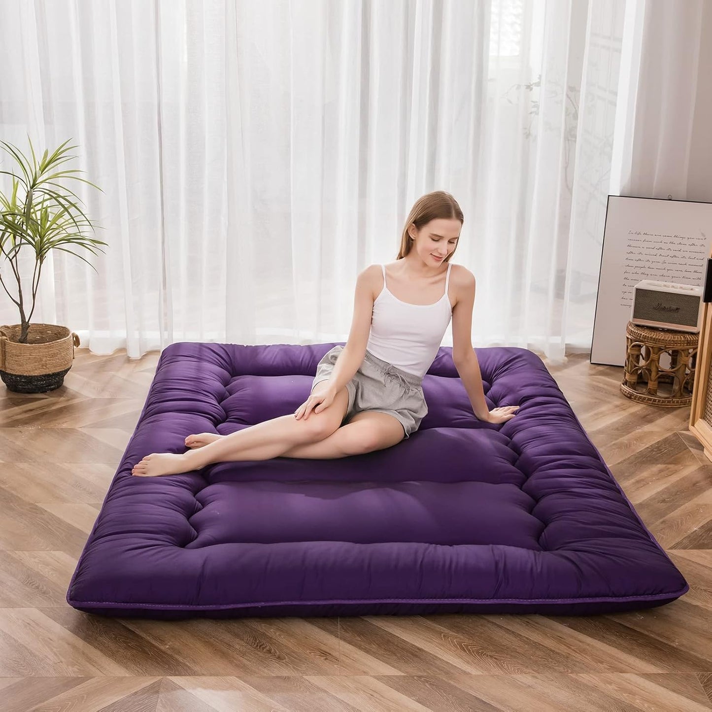 MAXYOYO Japanese Floor Mattress for Comfortable Sleeping