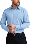 Mens Dress Shirts Wrinkle Free Long Sleeve Button Down - Professional
