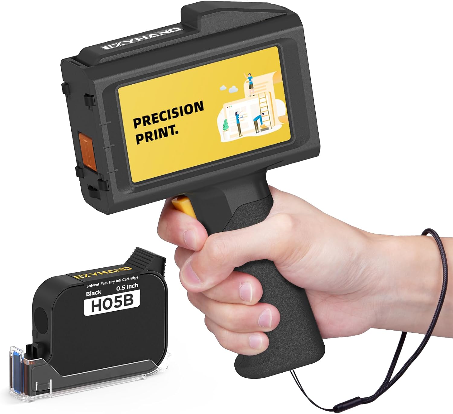 Handheld Inkjet Printer for Batch Code Date Lot Number Printing