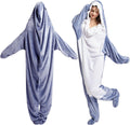 Cozy Adult Shark Blanket Onesie - JESOHO