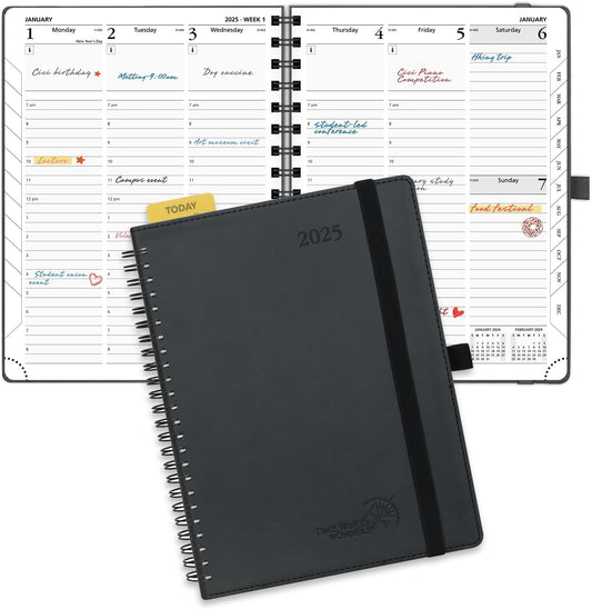 2025 Weekly Planner for Time Management - POPRUN