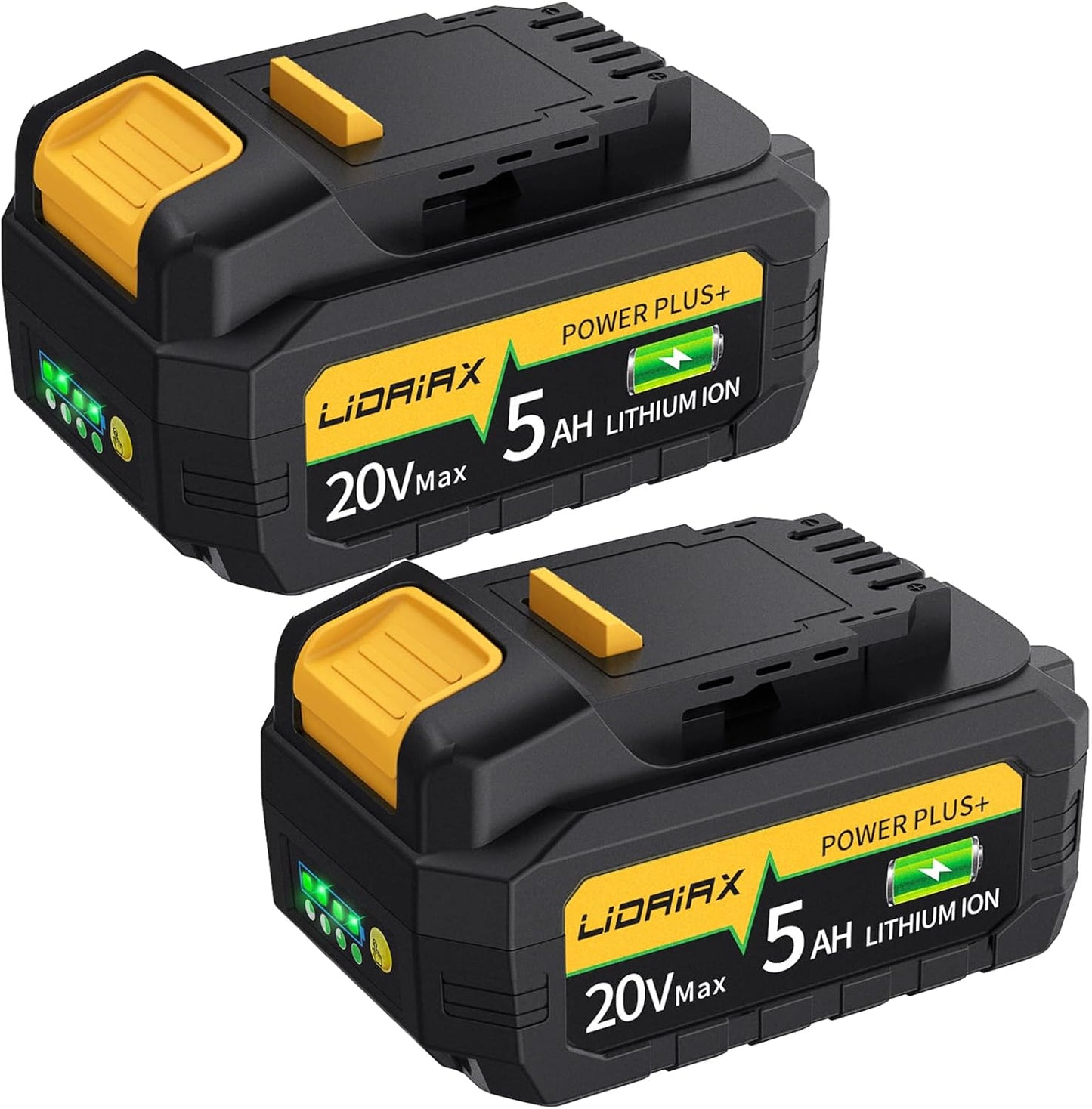 100% True Capacity Replacement for Dewalt 20V Max Battery Pack
