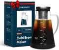 Ovalware Cold Brew Iced Coffee Maker Pitcher and Tea Infuser - Smooth