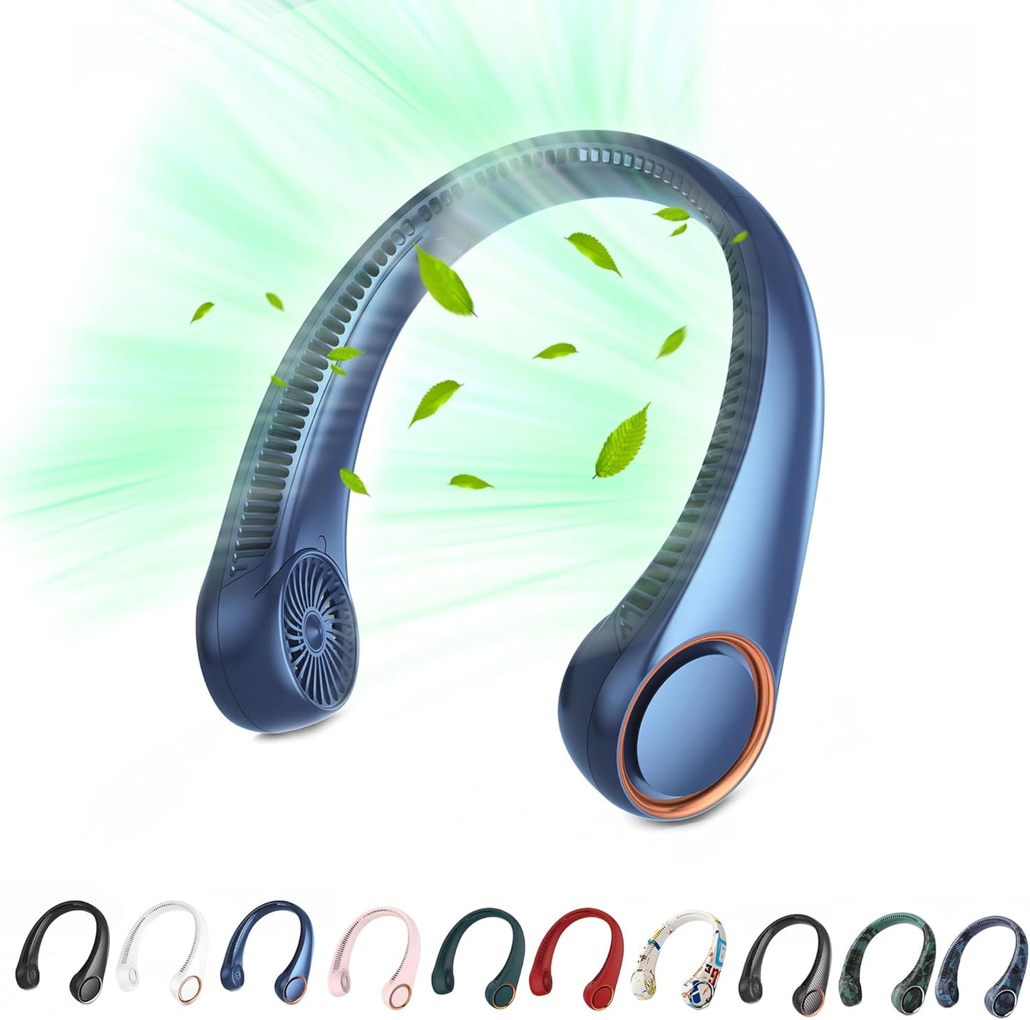 Portable Neck Fan - Hands Free Bladeless Cooling Fan for All