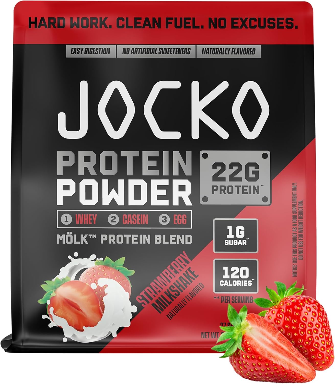 Jocko Fuel Molk Whey Protein Powder for Muscle Recovery & Growth