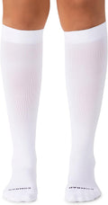 Comrad Nylon Knee-High Socks for Men & Women - 15-20 mmHg Compression