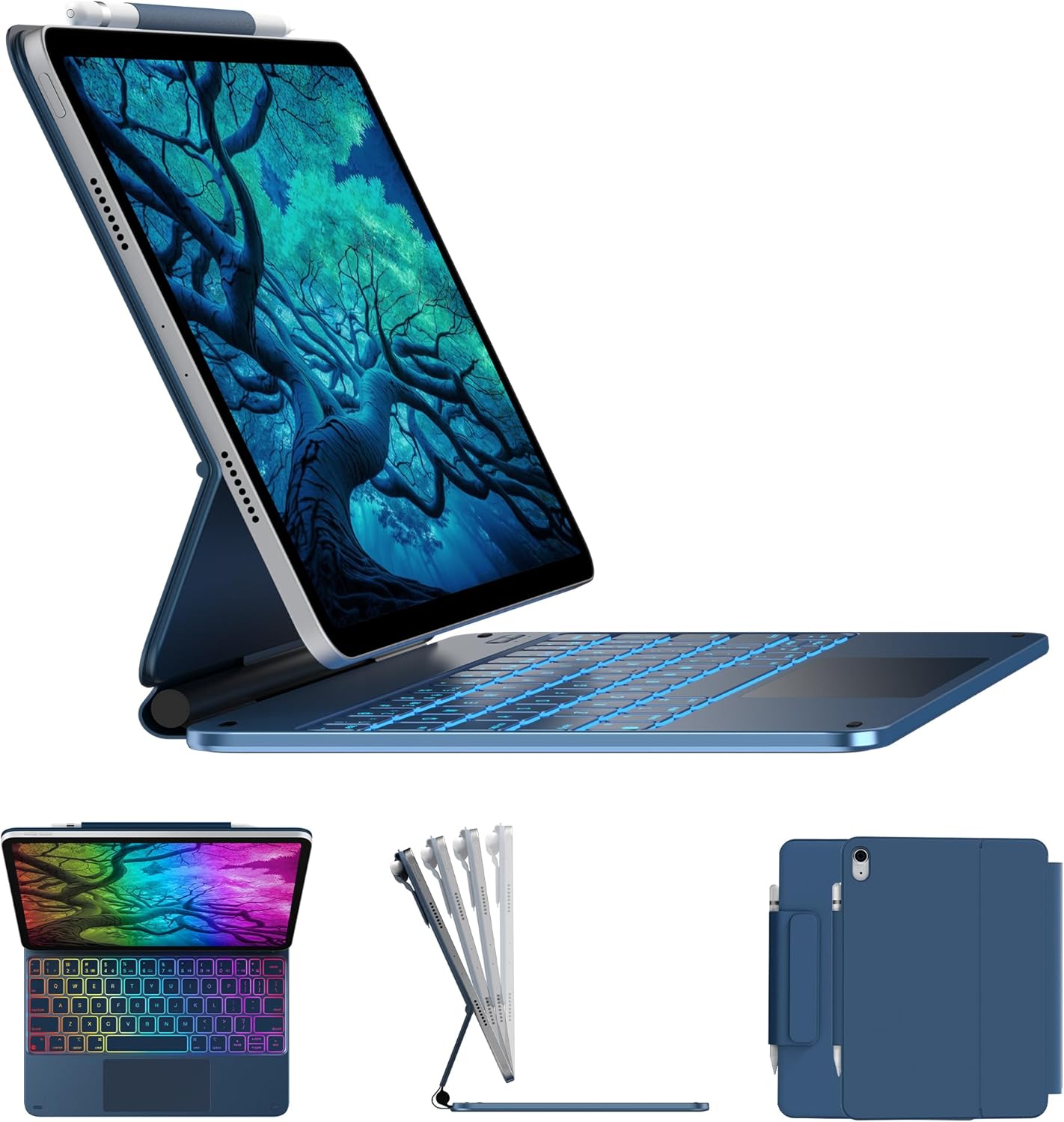 Typecase Edge iPad Keyboard Case: Magnetic with Trackpad, Backlight