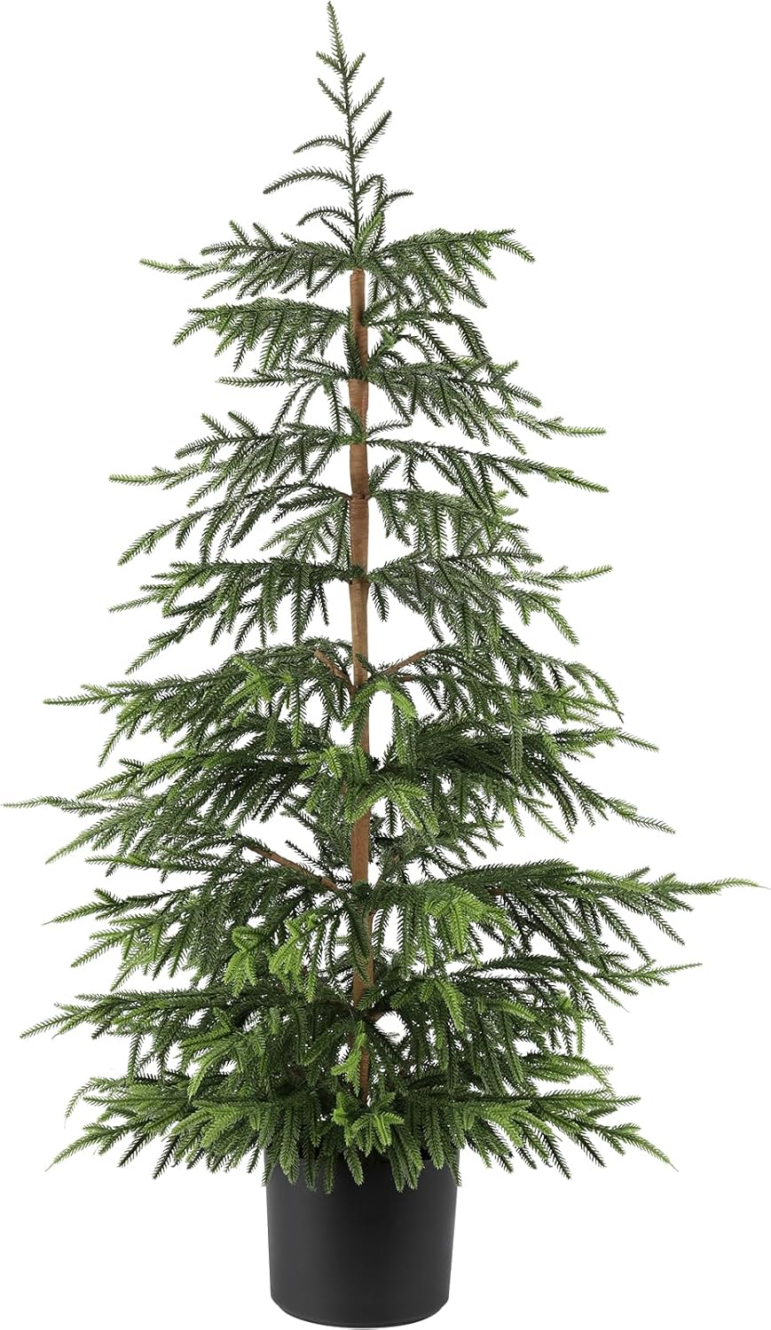 Artificial Norfolk Pine Christmas Tree - 3Ft Realistic Faux Tree