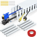 Wire Duct Kit Open Slot Cable Raceway 123in Track Desk Channel - Hide