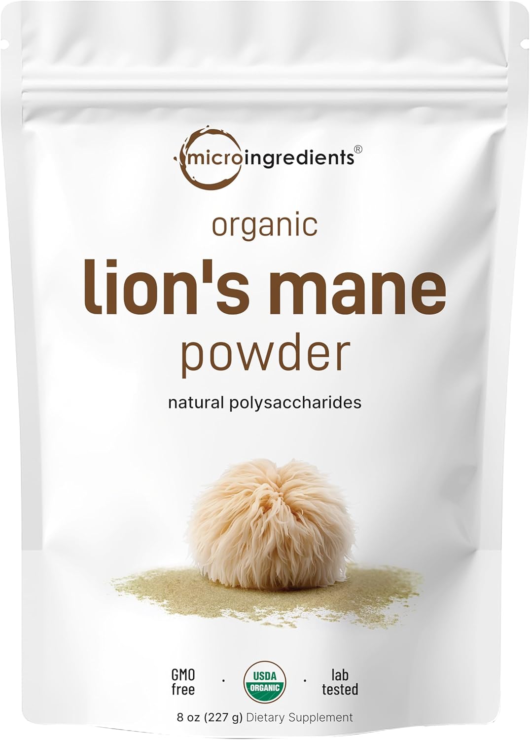Organic Lions Mane Powder 8oz | Boost Brain Power