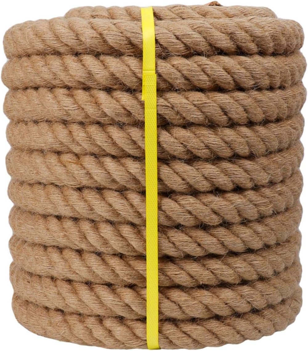 Twisted Manila Natural Jute Rope for Crafts and Decorating