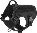 ICEFANG Tactical Dog Harness for X-Large Dogs with MOLLE Vest