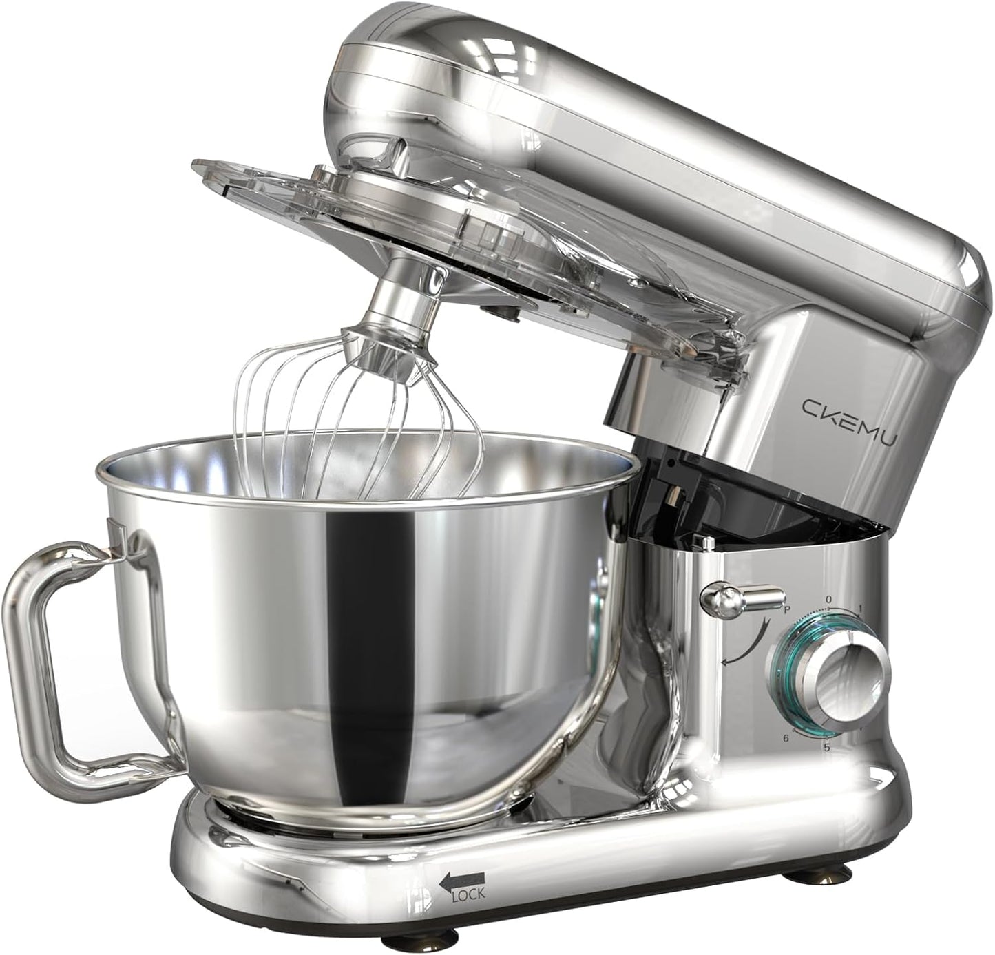 Stand Mixer with 660W Motor and 6.5 Qt Bowl for Home Bakers