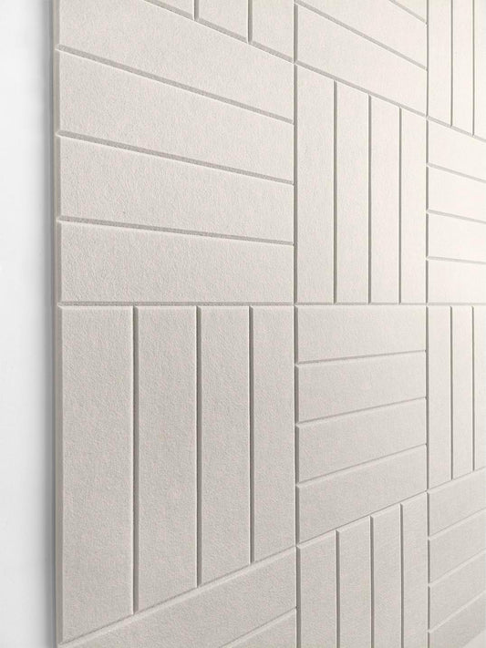 12-Pack Felt Wall Tiles - Safe Adhesive Tabs - DECORITA