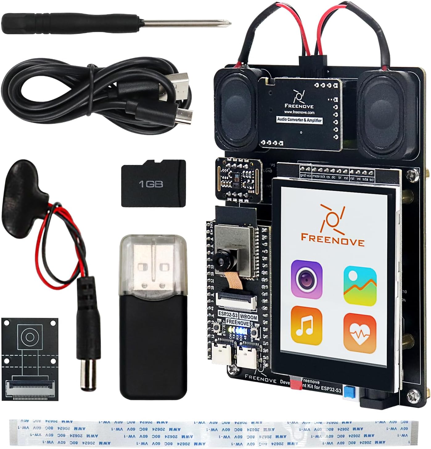 Freenove Development Kit for ESP32-S3 with Touch Screen and More