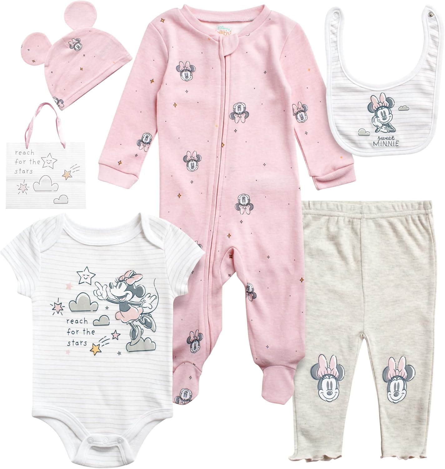 Disney Newborn Baby Boys Girls 7 Piece Layette Gift Set Review