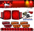 Partsam Submersible Under 80ft LED Trailer Light Kit - Complete