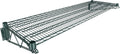 18ft x 60ft Green Epoxy Wire Wall Mount Shelf - Heavy Duty Storage