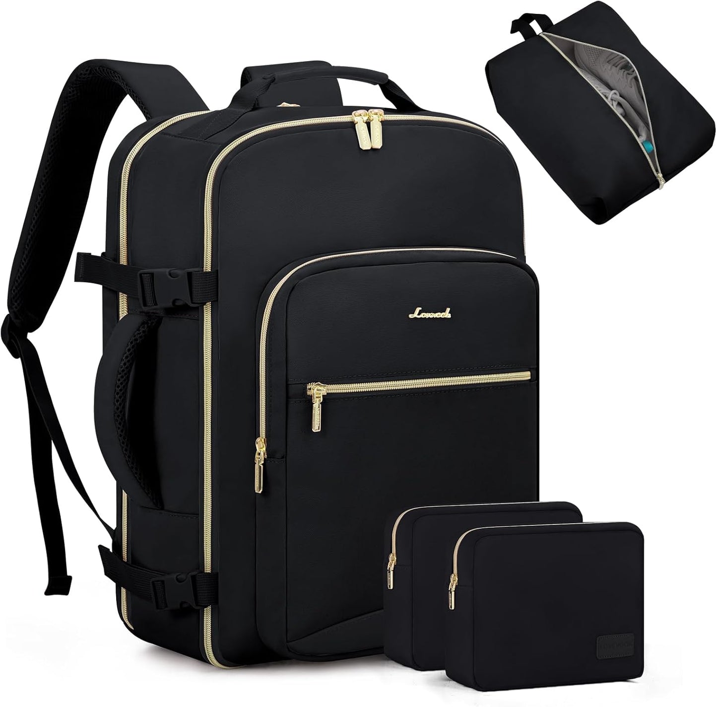 LOVEVOOK 40L Travel Backpack for Women and Men - Versatile Carry On