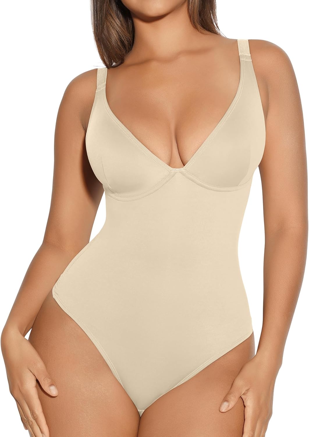 FeelinGirl Shapewear Bodysuits for Women with Tummy Control