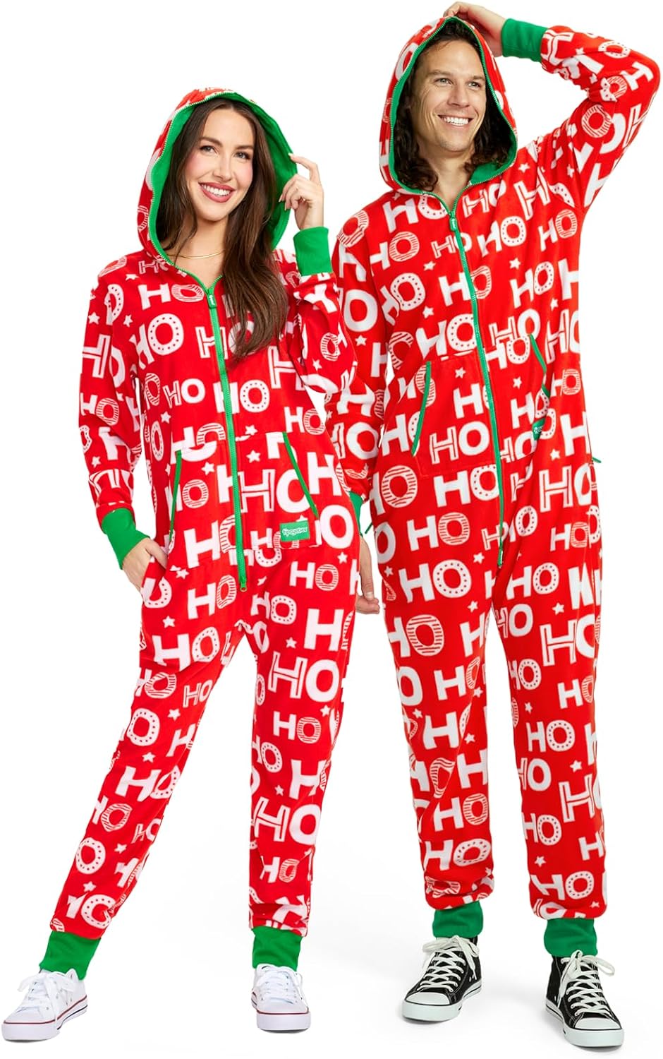 Tipsy Elves Christmas Onesies for Adults - Comfy Holiday Jumpsuits