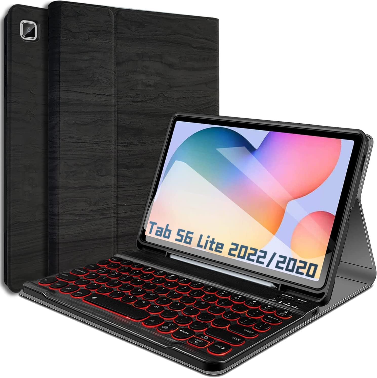 REAL-EAGLE Backlit Keyboard Case for Samsung Galaxy Tab S6 Lite