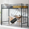 VINGLI 71 in Tall Loft Bed Twin Size with Flat Ladder - Space Saving