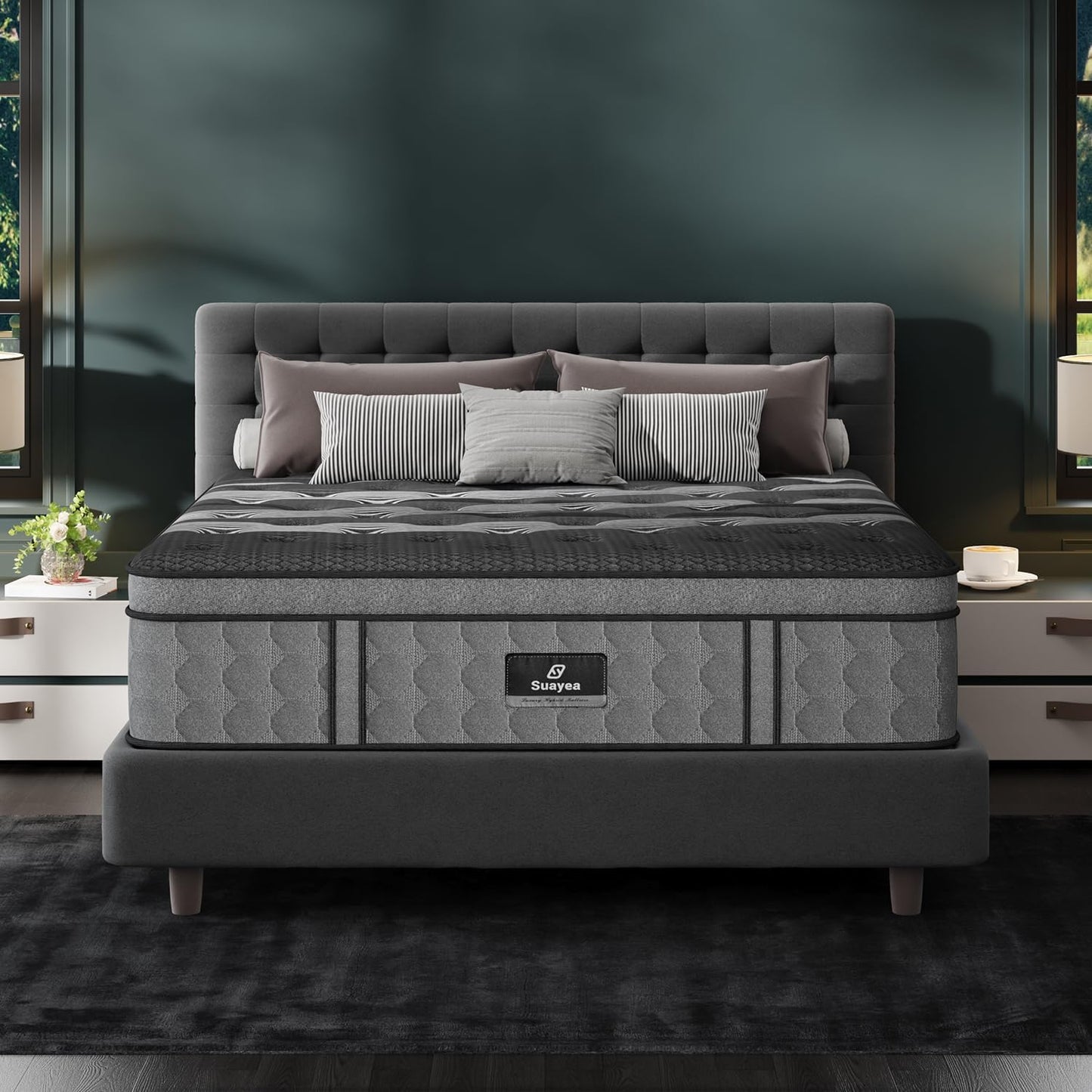 King Size Mattress with Pressure Relief and Motion Isolation