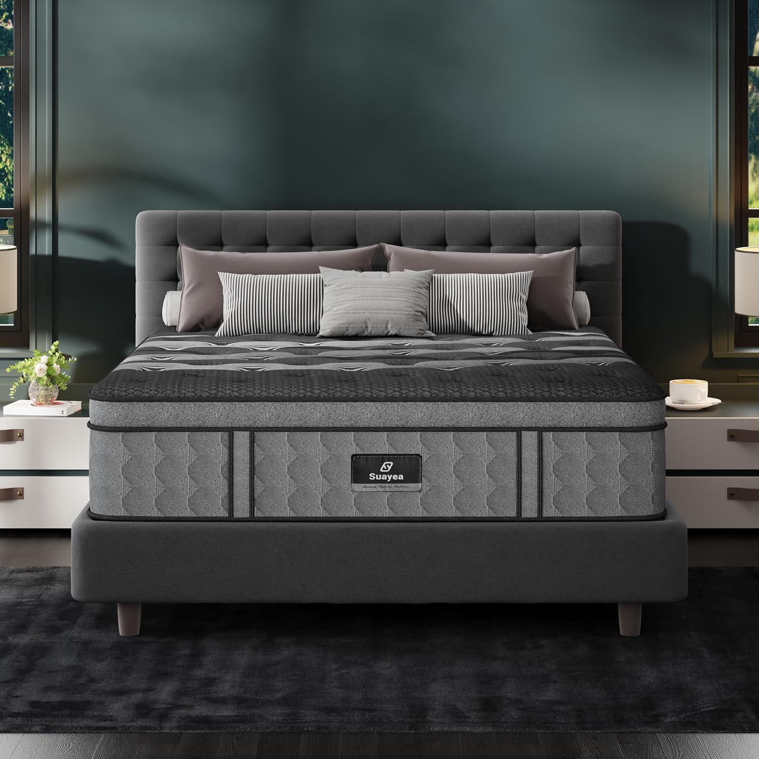 King Size Mattress with Pressure Relief and Motion Isolation