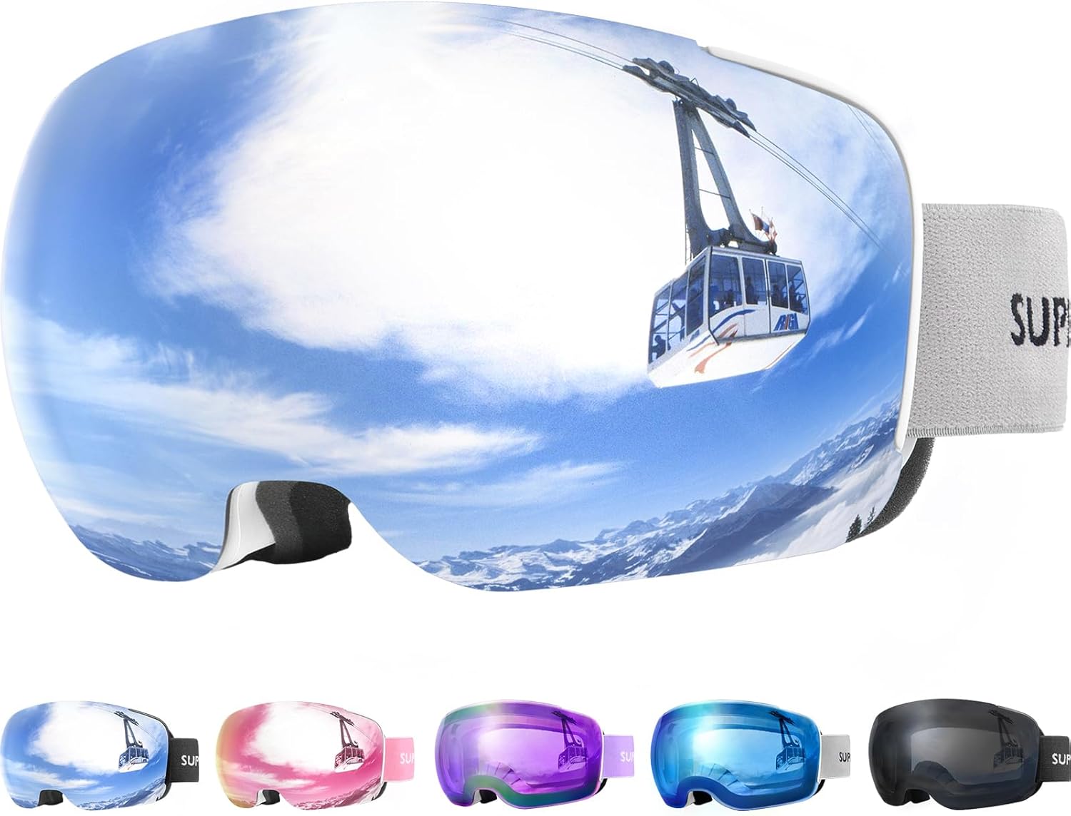 Anti-Fog Ski Goggles for Clear Vision