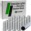 M14x1.50 Chrome Lug Nuts - Closed End Duplex XL Spline Tuner
