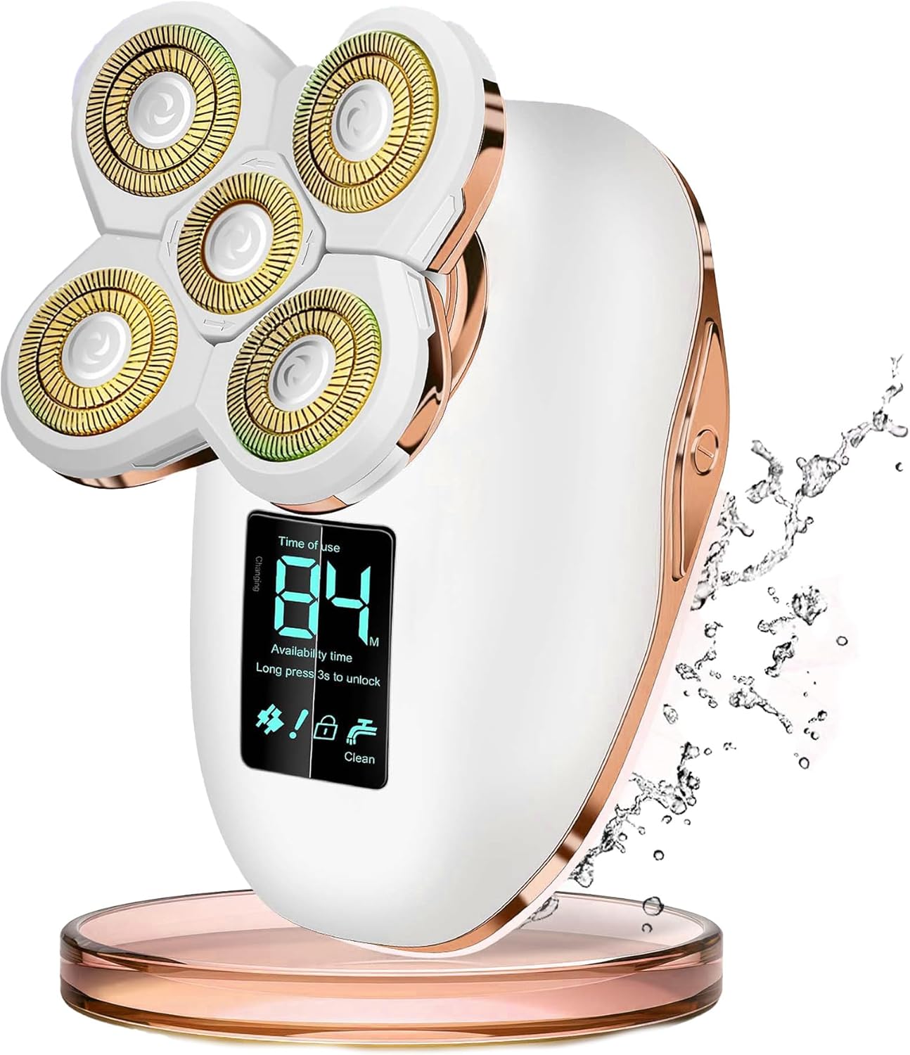 Electric Razors for Women Legs Travel - Rechargeable Waterproof
