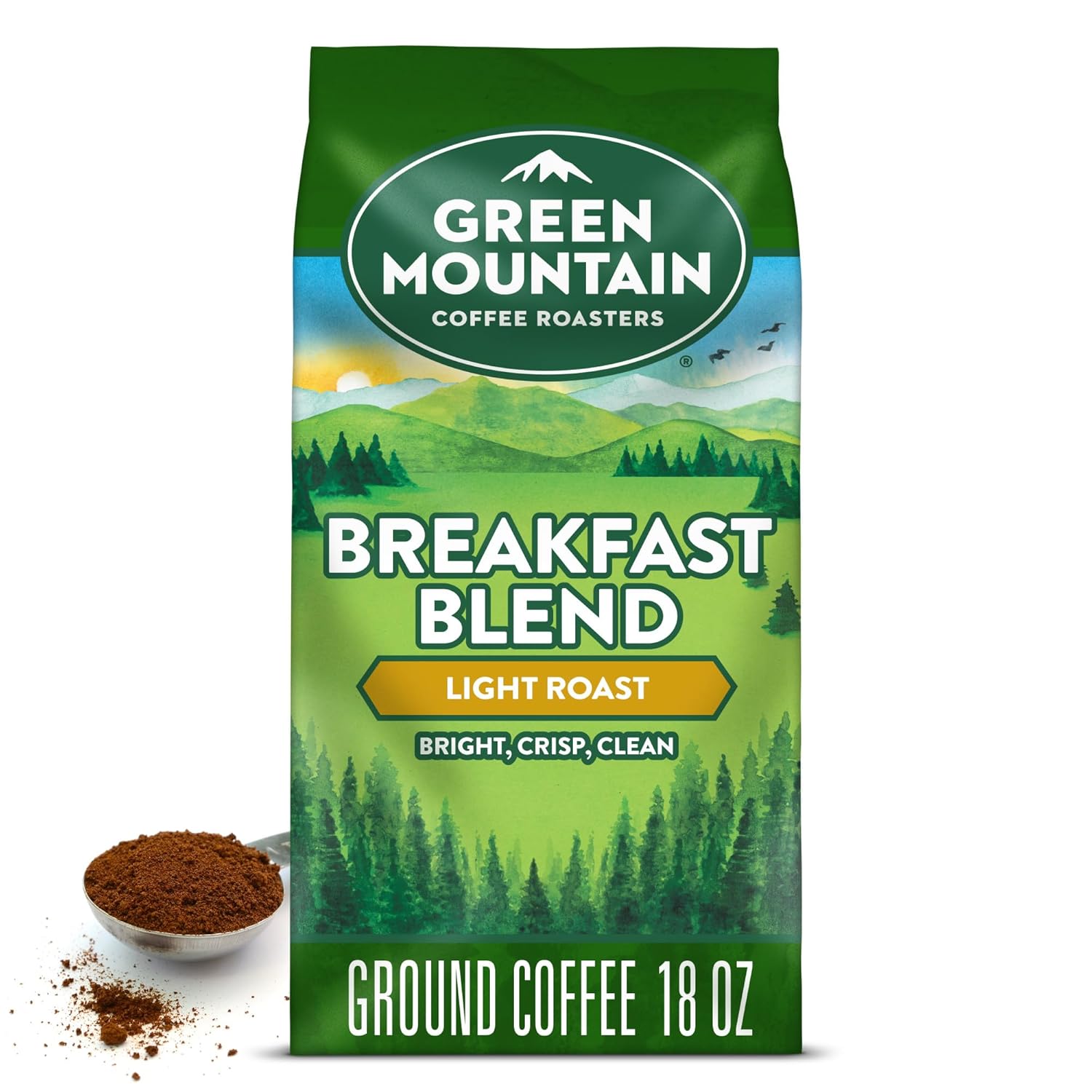 Green Mountain Breakfast Blend Ground Coffee - 18 oz Bag