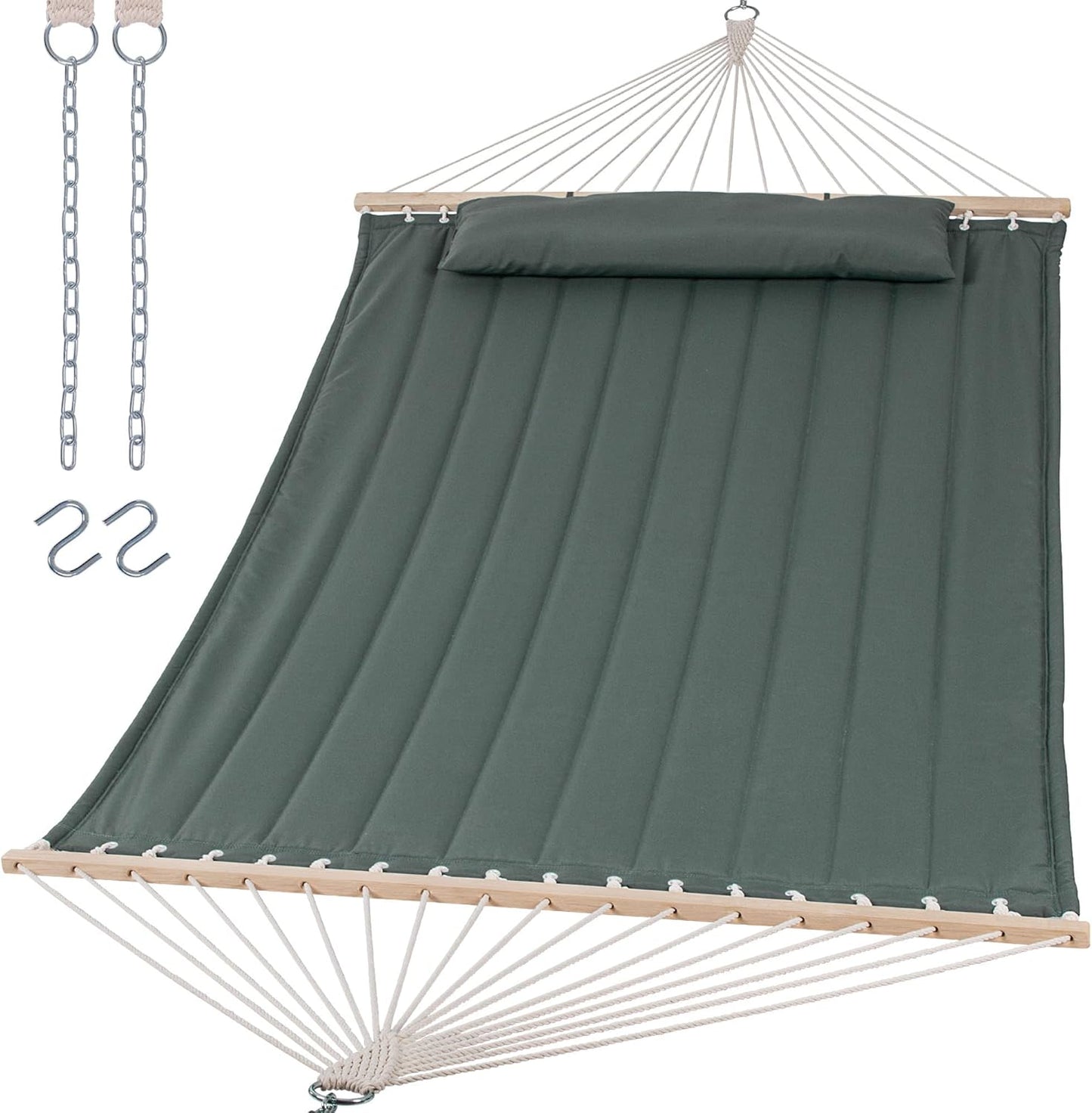 SUNCREAT Double Hammock for 2 Person, Extra Large Portable